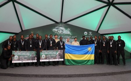 Polisi y’u Rwanda yitwaye neza muri UAE SWAT Challenge 2026 yegukana umudali